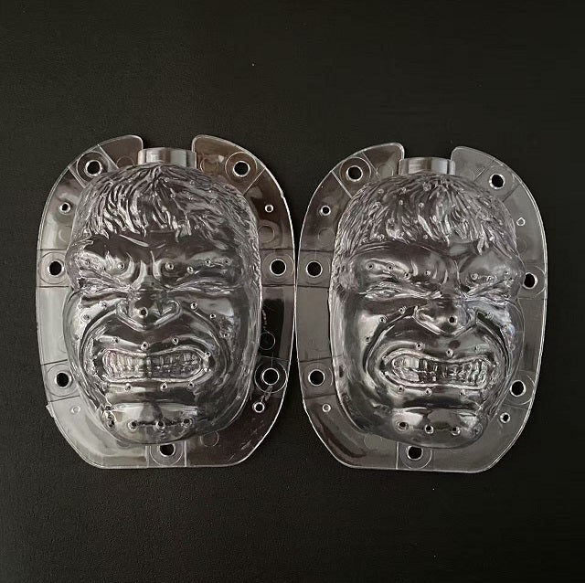Hulk plastic mold for pumpkin