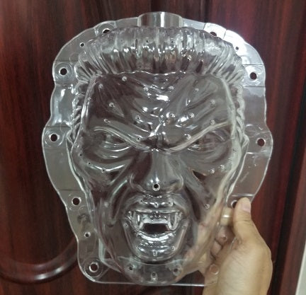 big size vampire pumpkin mold front face side only