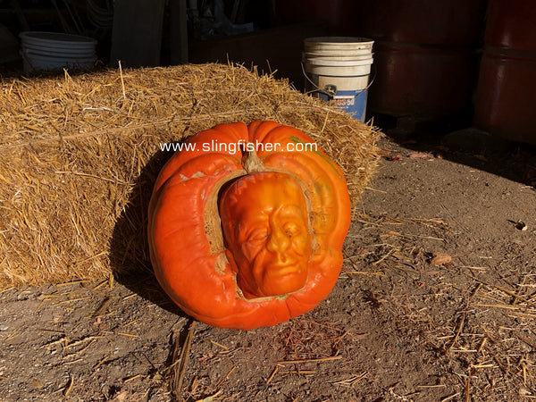 Frankenstein pumpkin mold  front side only