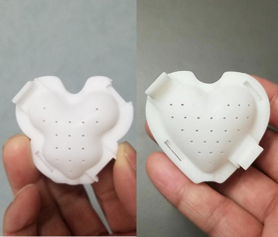 Heart and mouse shaped mold for stawberry and cherry tomato