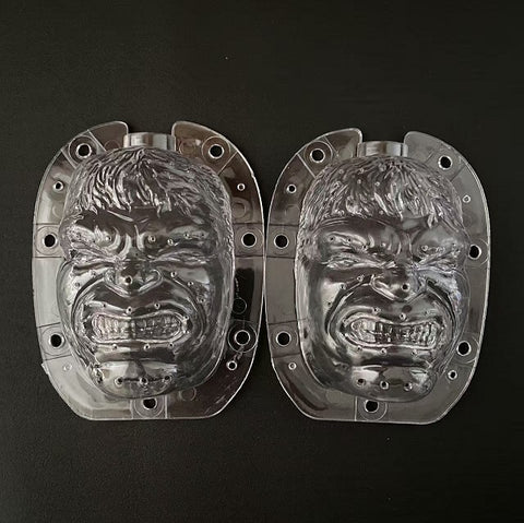 Hulk plastic mold for pumpkin